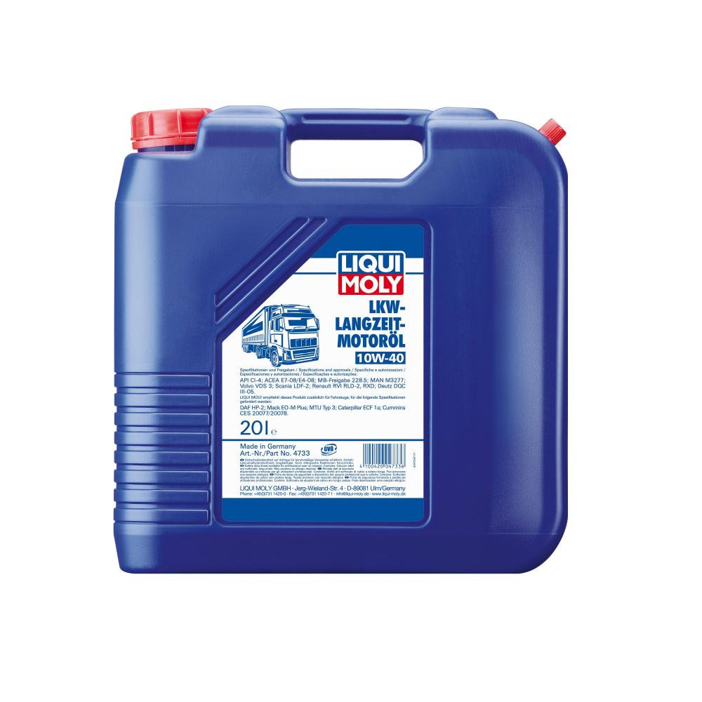 Моторное масло Liqui Moly LKW Langzeit Motoroil Basic 10W40 | Канистра 20 л | 4733